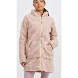 Varley Brea Fleece Jacket Sz S in Rose